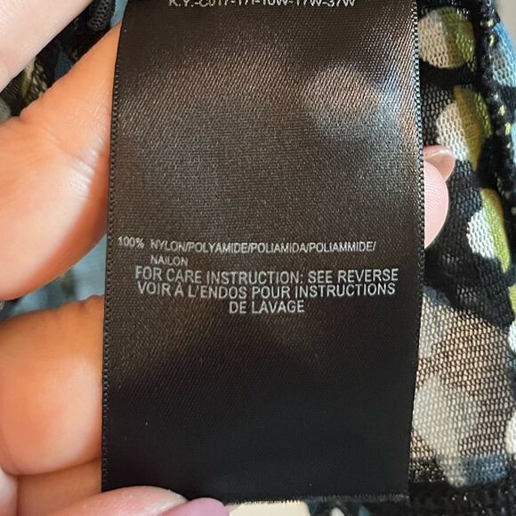 90s vintage Mexx mesh collared shirt deep v neck buckle  detail - Picture 10 of 10